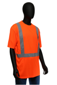 West Chester Medium Orange Class 2 Standard Short Sleeve Shirt