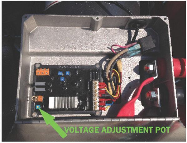 Decal, JetGo, Voltage Adjustment Pot, 6.5? x 5