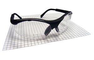 SAS 541-2000 Sidewinder Safety Glasses - Black. Frame with 2.0 X Reader Lens - Polybag (12 Pr)