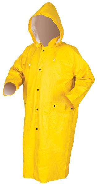 MCR Safety Commodore .40mm PVC/Non-Woven Polyester/Nylon Rider Rain Coat