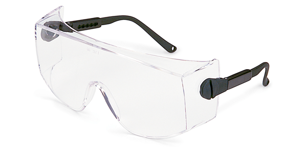 Gateway Safety CoverAlls™ OTG Clear Lens Black Temples Safety Glasses - 10 Pack
