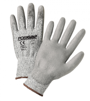West Chester PosiGrip™ Speckle Gray HPPE Gray PU Palm Coated Touch Screen Gloves