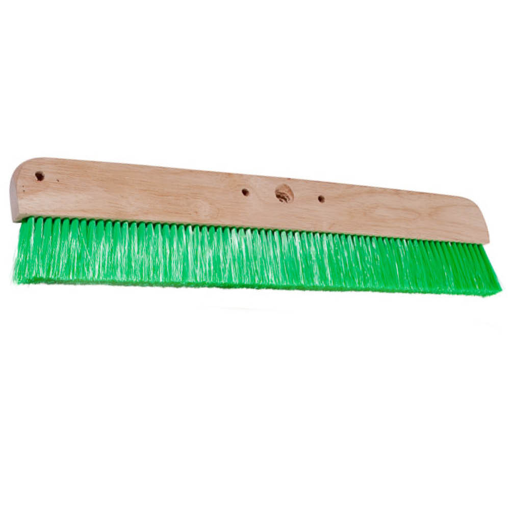 Magnolia Brush 48" Green Nylon Concrete Finishing Brush