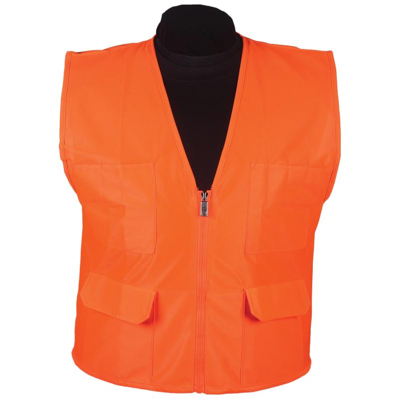 Orange Surveyor Vest No Stripe