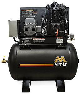 Mi-T-M ACS Series  80 Gallon Two Stage Electric Simplex Air Compressor - Horizontal