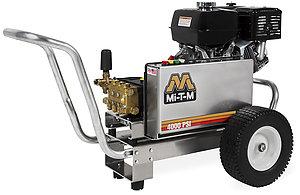 Mi-T-M CBA Aluminum Series 4000 PSI Cold Water Gasoline Belt Drive Pressure Washer - 4.0 GPM