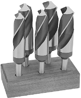 5 Pc Drill Set with Silver & Deming (1/2