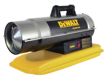 DeWalt 50,000 BTU Forced Air Kerosene Construction Heater