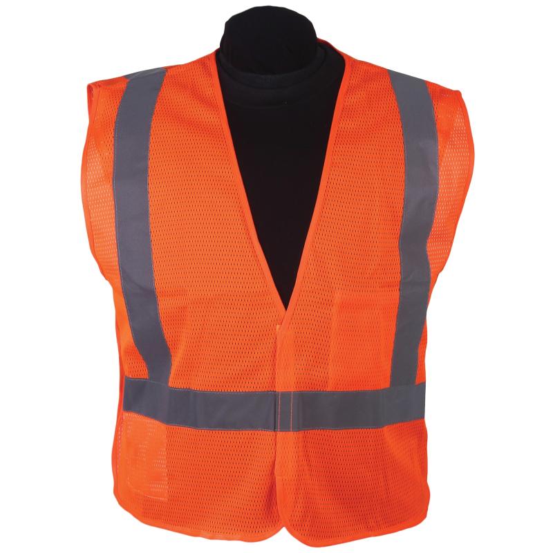 Econo Vest Orange Adjust Velcro Strip