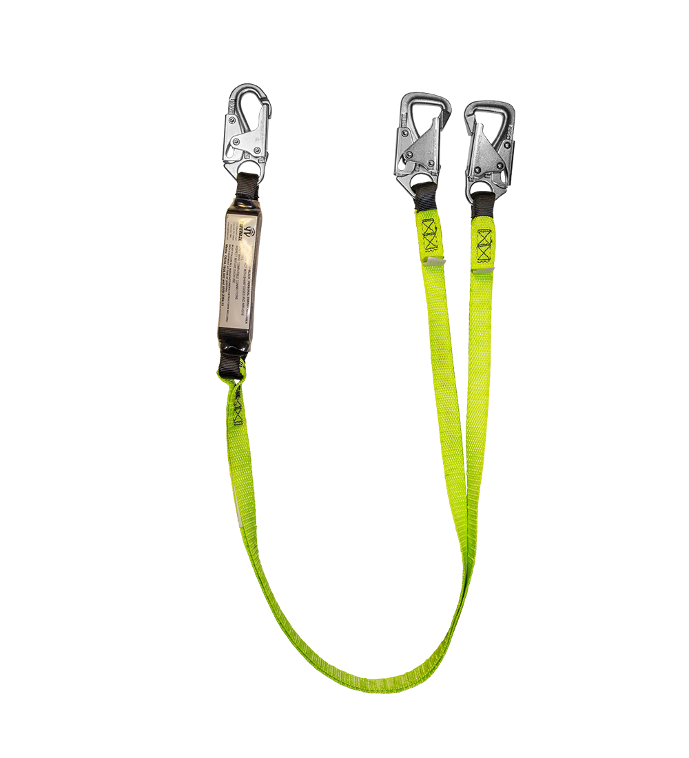 SafeWaze 6' Dual-Leg Tie-Back Energy Absorbing Lanyard