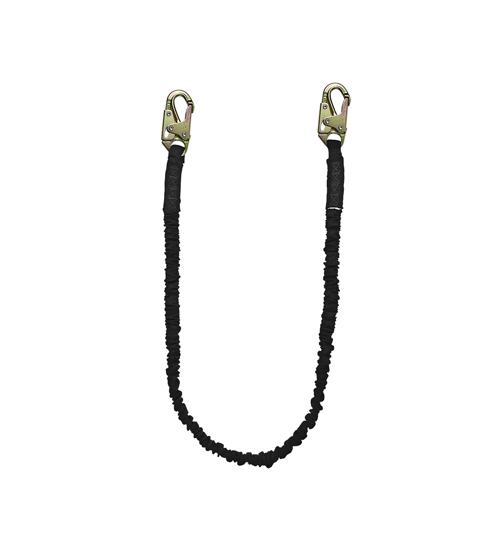 SafeWaze 6' Low Profile Energy Absorbing Lanyard w/ Snap Hooks