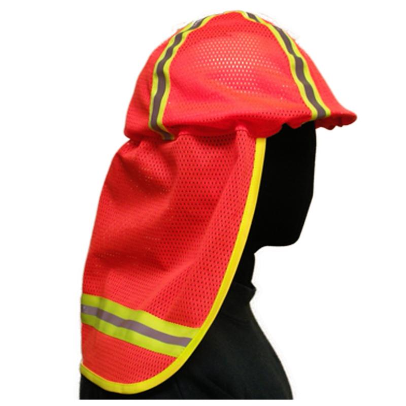 Hard Hat Cover w/Neck Shade/Orange