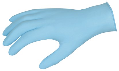 MCR Safety NitriShield™ LARGE 4mil Industry Standard Food Grade Textured Powder Free Nitrile Gloves