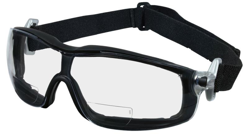 MCR Safety Rattler Clear Anti-Fog Magnifiers 1.5 Strength Lens Safety Goggles