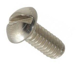 Stainless Steel 18/8 Slotted Round Head Machine Screws