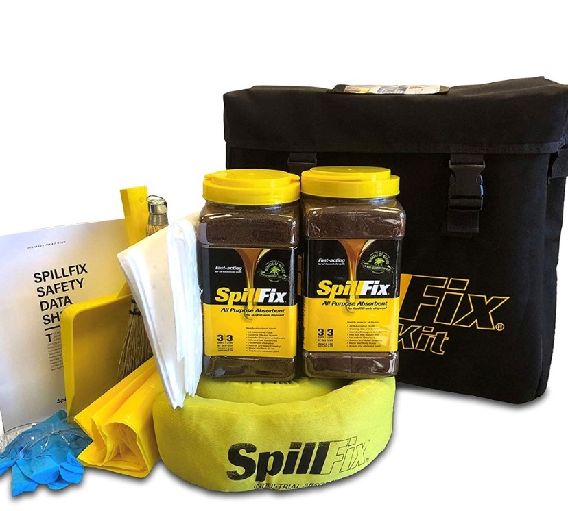 SpillFix Heavy Duty 2- 3L Shaker Jars Spill Kit