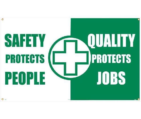 SAFETY PROTECTS PEOPLE BANNER