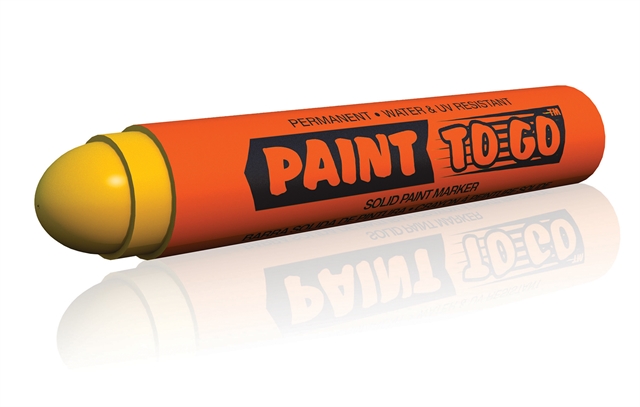 U-Mark Paint to Go Solid Paint Marker- 12 Pack: Yellow