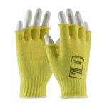 PIP Kut Gard® Yellow Seamless Knit Half Finger Kevlar Gloves