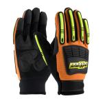 PIP Maximum Safety® MOG™ Hi-Vis Orange Reinforced Synthetic Leather Safety Gloves