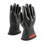PIP Novax® Class 0 Black 11" Straight Cuff Insulated Rubber Gloves