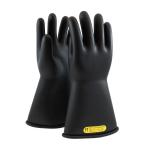 PIP Novax® Class 2 Black 14" Straight Cuff Insulated Rubber Gloves