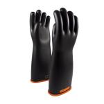 PIP Novax® 18" Black/Orange Class 4 Straight Cuff Insulated Rubber Gloves