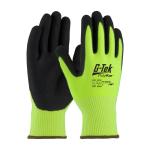 PIP® G-Tek® PolyKor® 13 Gauge Hi-Vis Yellow Seamless Knit A2 Double-Dipped Nitrile Coated MicroSurface Grip Gloves