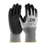 PIP® G-Tek® PolyKor® 13G Peppered Seamless Knit A4 Double-Dipped Nitrile Coated MicroSurface Grip Gloves