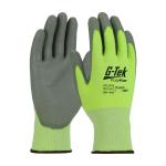 PIP G-Tek® PolyKor® Hi-Vis Yellow 13G A5 Smooth Grip Polyurethane Coated Gloves
