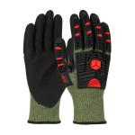 PIP G-Tek® PolyKor® X7™ 13G Green A9 NeoFoam® Coated Impact Protection Gloves