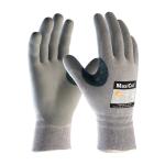 PIP® MaxiCut® Gray 13G Seamless Knit Dyneema® MicroFoam Grip Nitrile Coated Gloves
