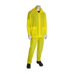 PIP Base10™ Yellow 0.10mm Three Piece Light Weight Rain Suit Set