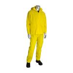 PIP Base35™ Yellow Premium 0.35mm Three Piece PVC/Polyester Rain Suit Set