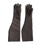 PIP Temp-Gard™ Black Liquid Proof Silicone Extreme Temperature Gloves - Shoulder Length Gauntlet Cuffs
