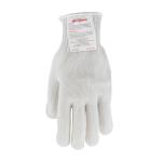 PIP Kut Gard® White Left Hand Seamless Knit Silagrip Coated Palm PolyKor Cut Resistant Gloves - Heavy Weight
