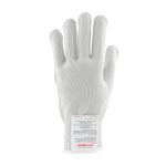 PIP Kut Gard® White Seamless Knit Antimocrobial/PolyKor Cut Resistant Gloves - Medium Weight