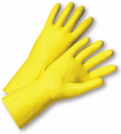 West Chester Premium 18 Mil Flock Lined Yellow Latex Coated Gloves