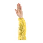 PIP Yellow 18" Single Use 1mil. Polyethylene Disposable Sleeves - 1,000/Case