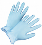 West Chester 4 Mil Industrial Grade Powder Free Blue Vinyl Gloves