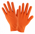 West Chester 7 Mil Industrial Grade Powder Free Textured Orange Nitrile Gloves