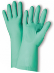 West Chester Standard 11 Mil Green Unlined Nitrile Chemical Resistant Gloves