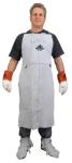 MCR Safety Memphis Welding 42" Gray Side Split Leather Apron W/Front Pockets