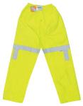 MCR Safety Luminator Class E .16mm Polyester/Polyurethane Elastic Waist Pants