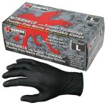MCR Safety 6mil. Grippaz™ Technology Black Nitrile Disposable Gloves