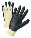 West Chester Black Nitrile Coated Kevlar®/Lycra® Cut Resistant Gloves
