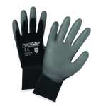 West Chester PosiGrip™ Gray PU Palm Coated Black Nylon Gloves