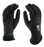 West Chester 15 Gauge Black Water Resistant Sandy Nitrile Knuckle Dipped Gloves