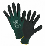 West Chester 18 GG HPPE Fiber Shell & Black Nitrile Foam Coating Cut Resistant Gloves