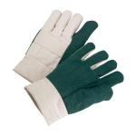 PIP West Chester Natural/Green Regular Weight Canvas Hot Mill Gloves - Large